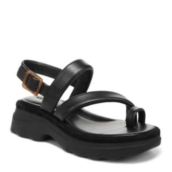 Brand New Vince Santa Cruz Leather Ankle Strap Platform Sandals 7 NWT - Picture 1 of 2